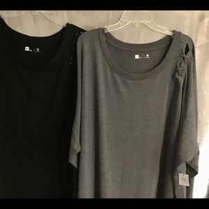 2 for 1 Xersion soft Tunic top 3/4 sleeve Sz 4x